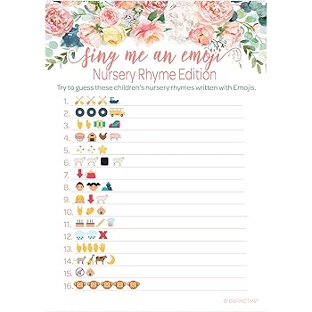 nursery rhyme baby shower decorations