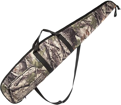MERALIAN Funda para rifle de 444852 pulgadas, resistente al agua con bolsillo con cremallera para rifles de alcance.