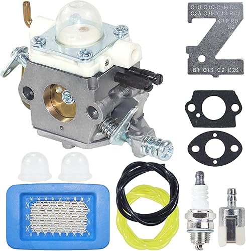 POSEAGLE El carburador C1M-K77 reemplaza a C1M-K76, C1M-K49A, C1M-K49B, C1M-K49C, C1M-K49, C1U-K16A para Echo PB403H, PB403T, PB413H, PB413T, PB610,