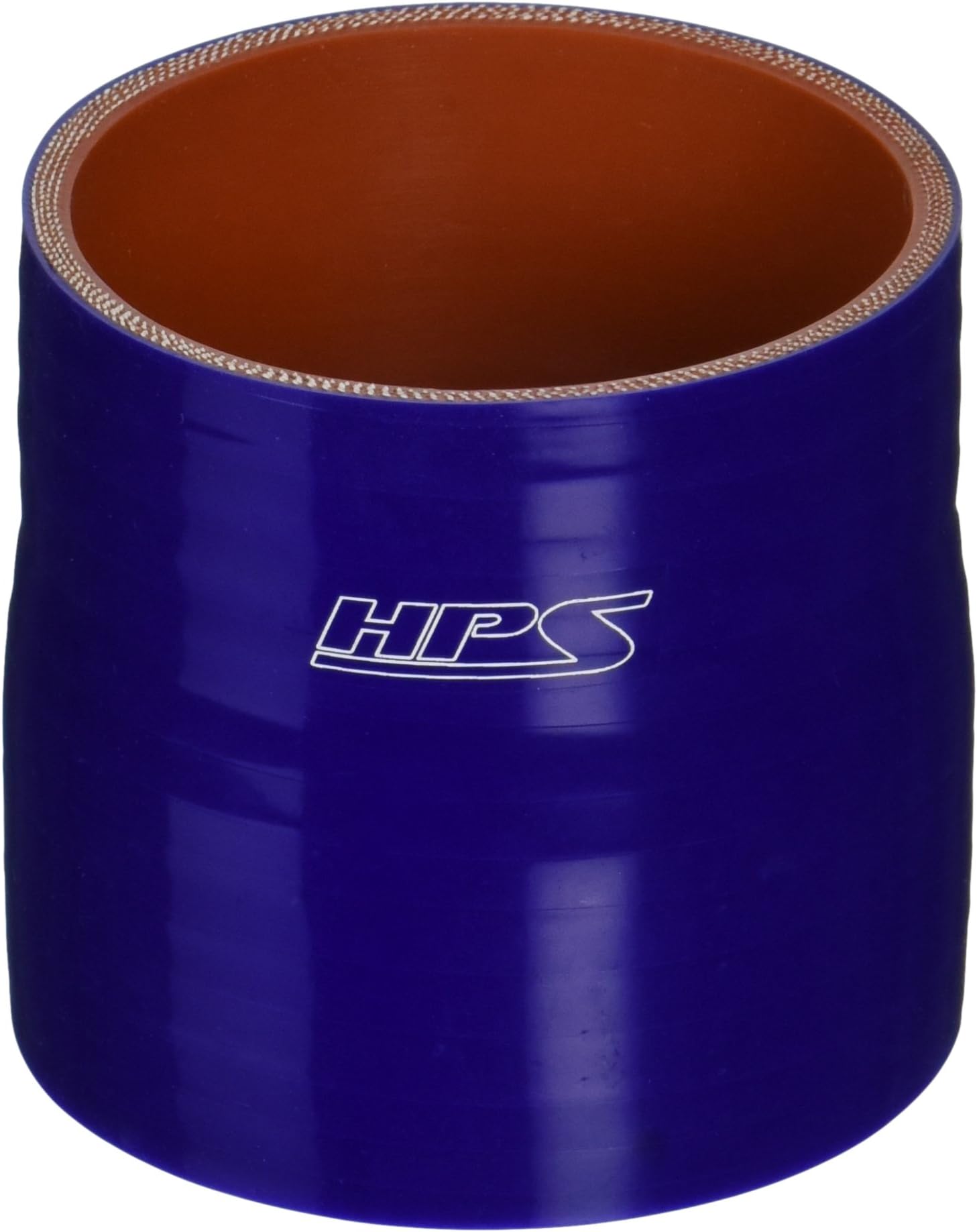HPS HTSR-300-312-BLUE Silicone High Temperature 4-ply Reinforced Reducer Coupler Hose, 50 PSI Maximum Pressure, 3" Length, 3" > 3-1/8" ID, Blue