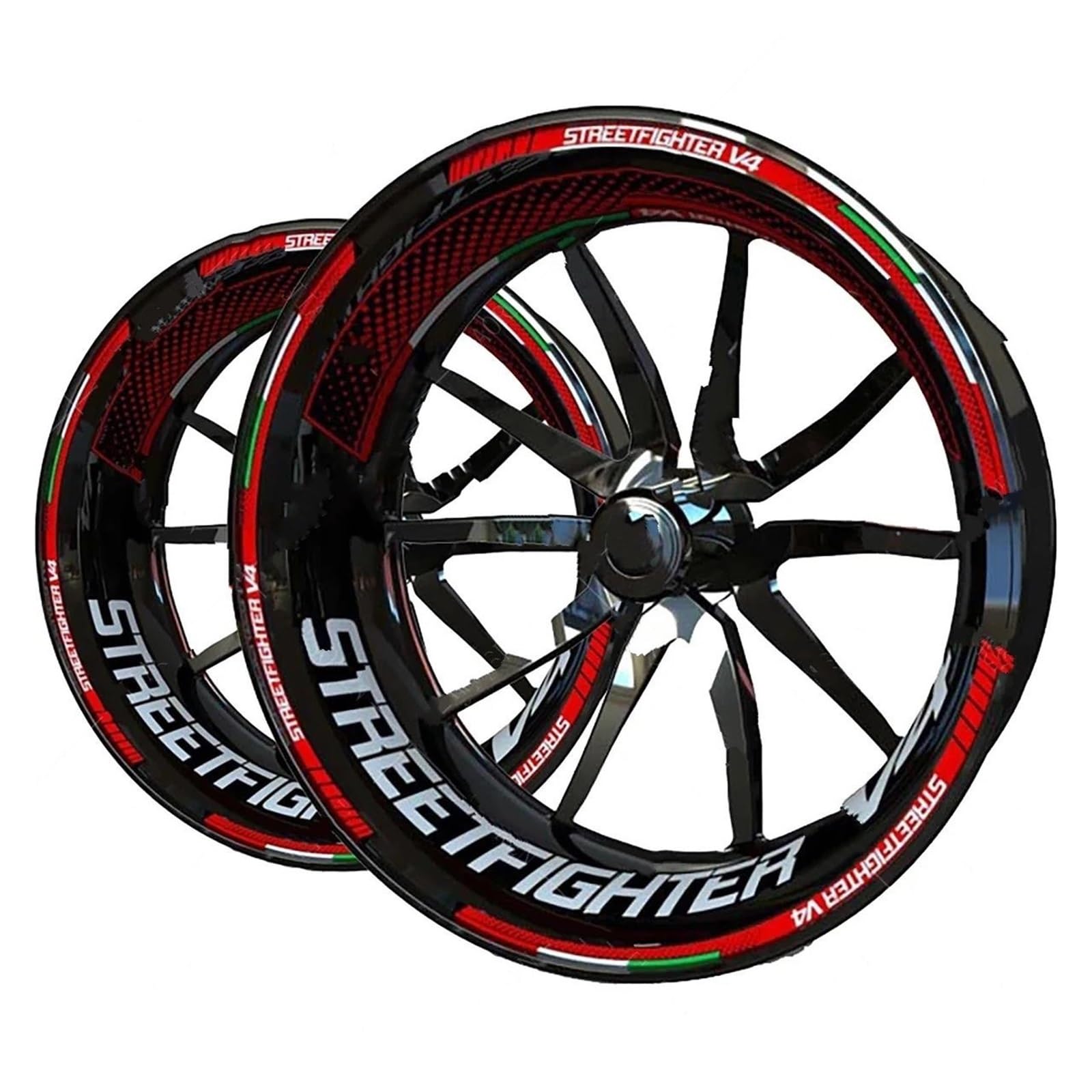 Reflective Accessories Motorcycle Wheel Stickers Rim Stripes Waterproof Tape for Ducati for Streetfighter V4