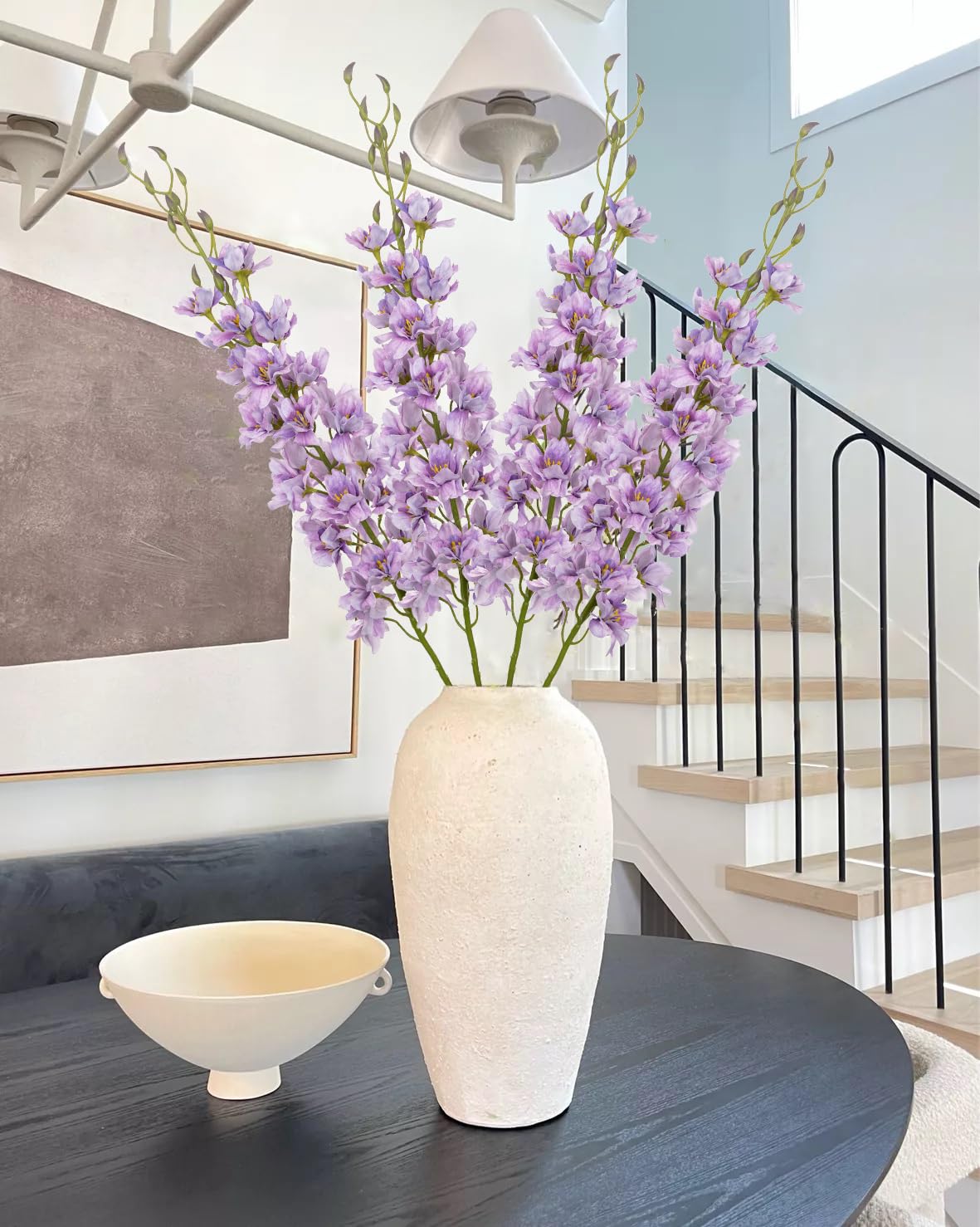Amazon.com: DILATATA 37'' Purple Delphinium Artificial Flowers