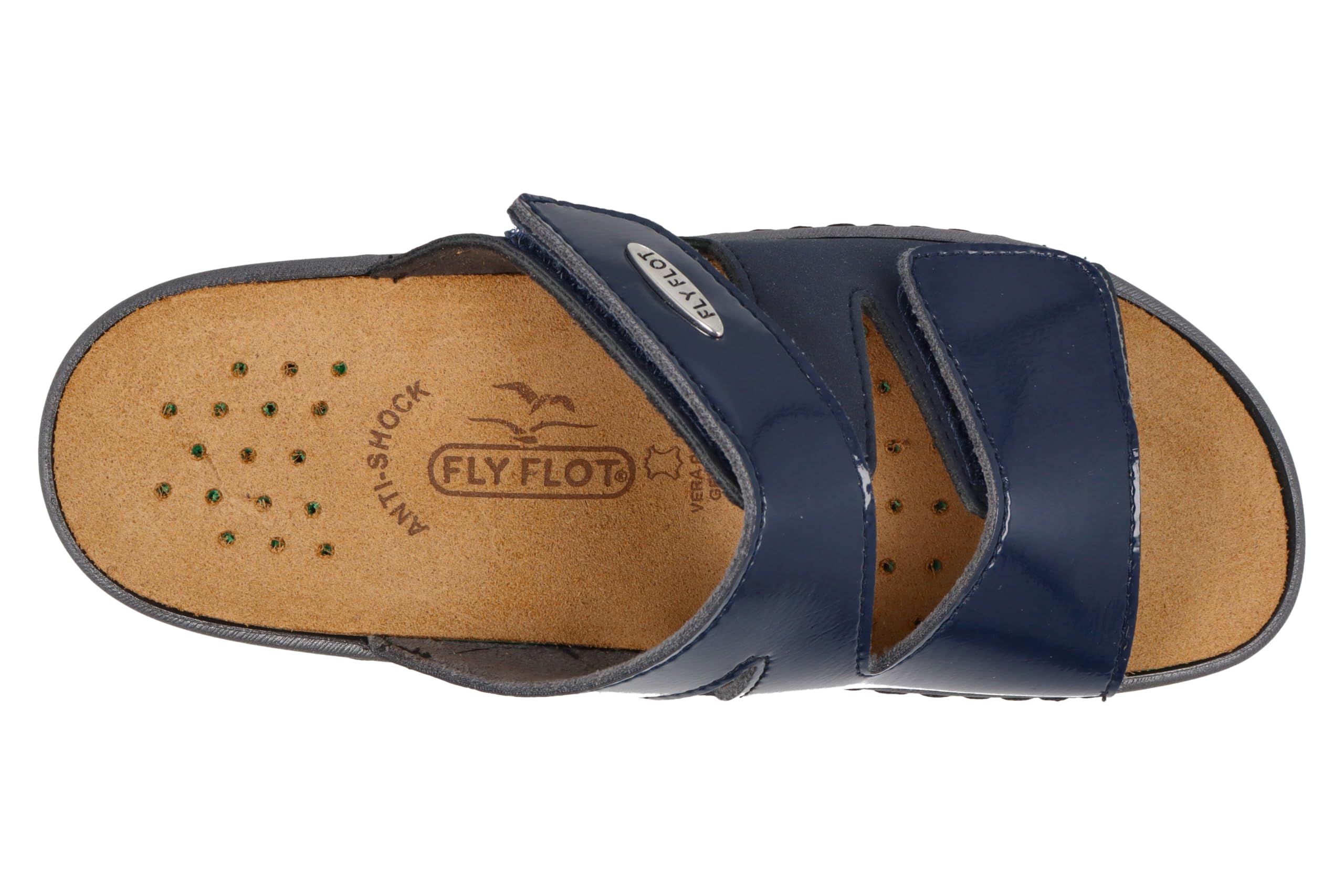 Fly Flot Sandali Donna in Microfibra con Fodera Traspirante, Strappo E Cinturino Regolabile, Sottopiede in Pelle Estraibile, Ciabatta