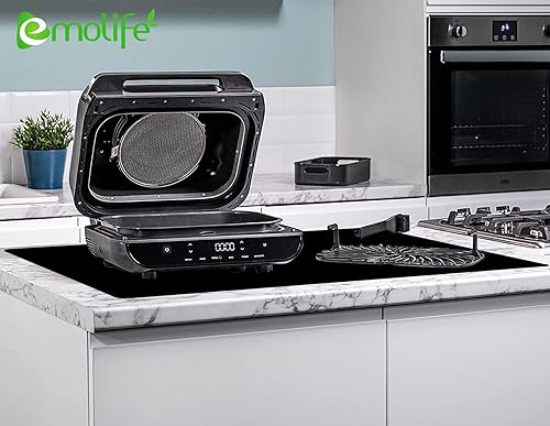 Miniatura 4 de emolife Alfombrilla resistente al calor para freidora de aire, alfombrillas de silicona gruesas para encimera de cocina, protector de encimera,