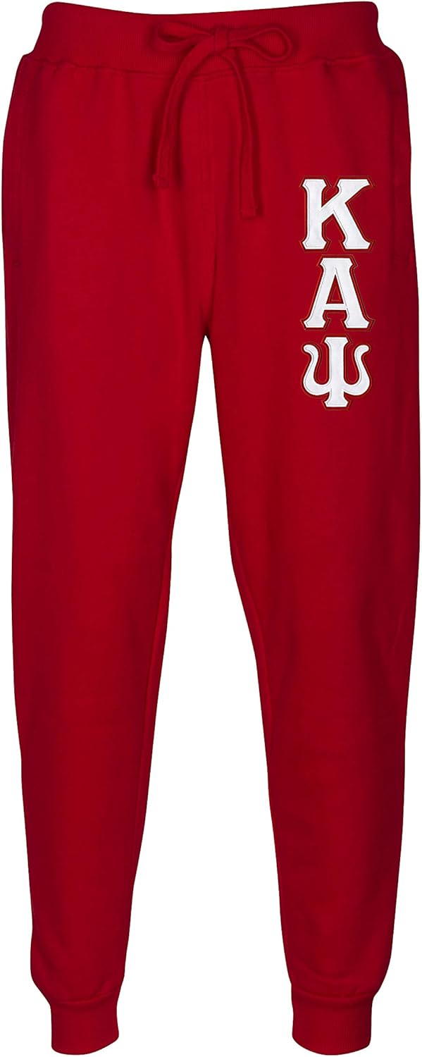Kappa Alpha Psi Embroidered Twill Letter Joggers