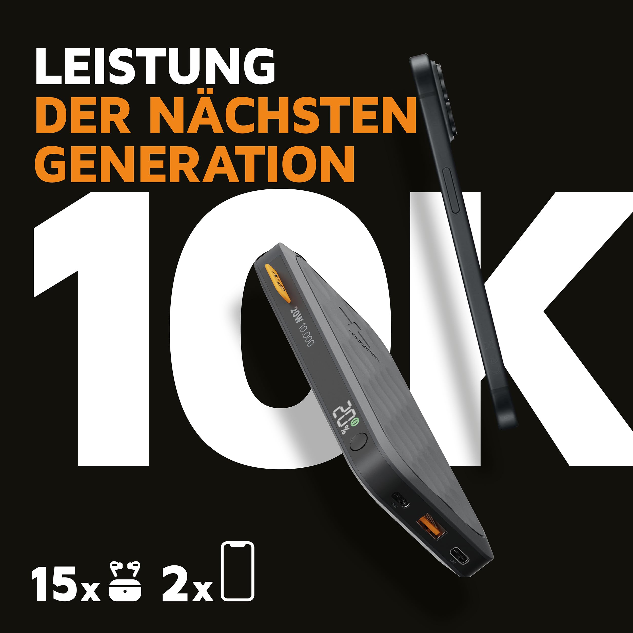 Xtorm Fuel Series 5 Power Bank 10000 mAh 20W Midnight Black