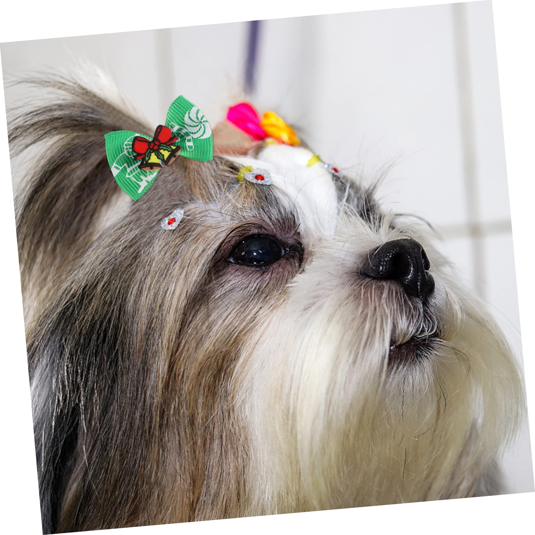 Angoily Fiocchetti per Cani Fiocchetti per Cani Halloween 300 Pezzi di di Animali Domestici Cravatta dei del Cane Mollette per Perno di della Bambola Fiocchi di di Cane Accessorio dei per