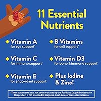 Vista 3 de L'il Critters Gummy Vites Multivitaminas Diarias para Niños Sabores de Frutas Surtidos para Edades 2+ Niños Pequeños y Niños, Vitamina Gomosa