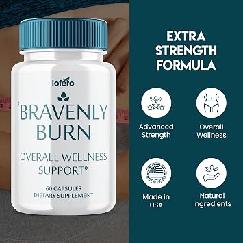 (3 Pack) Bravenly Burn, BravenlyBurn Extreme Loss Support Digestive Gut Health Supplement, Advanced Wellness Formula Pills Capsulas Premium Products Supports Blood Balance for Energy Pastillas (180ct)