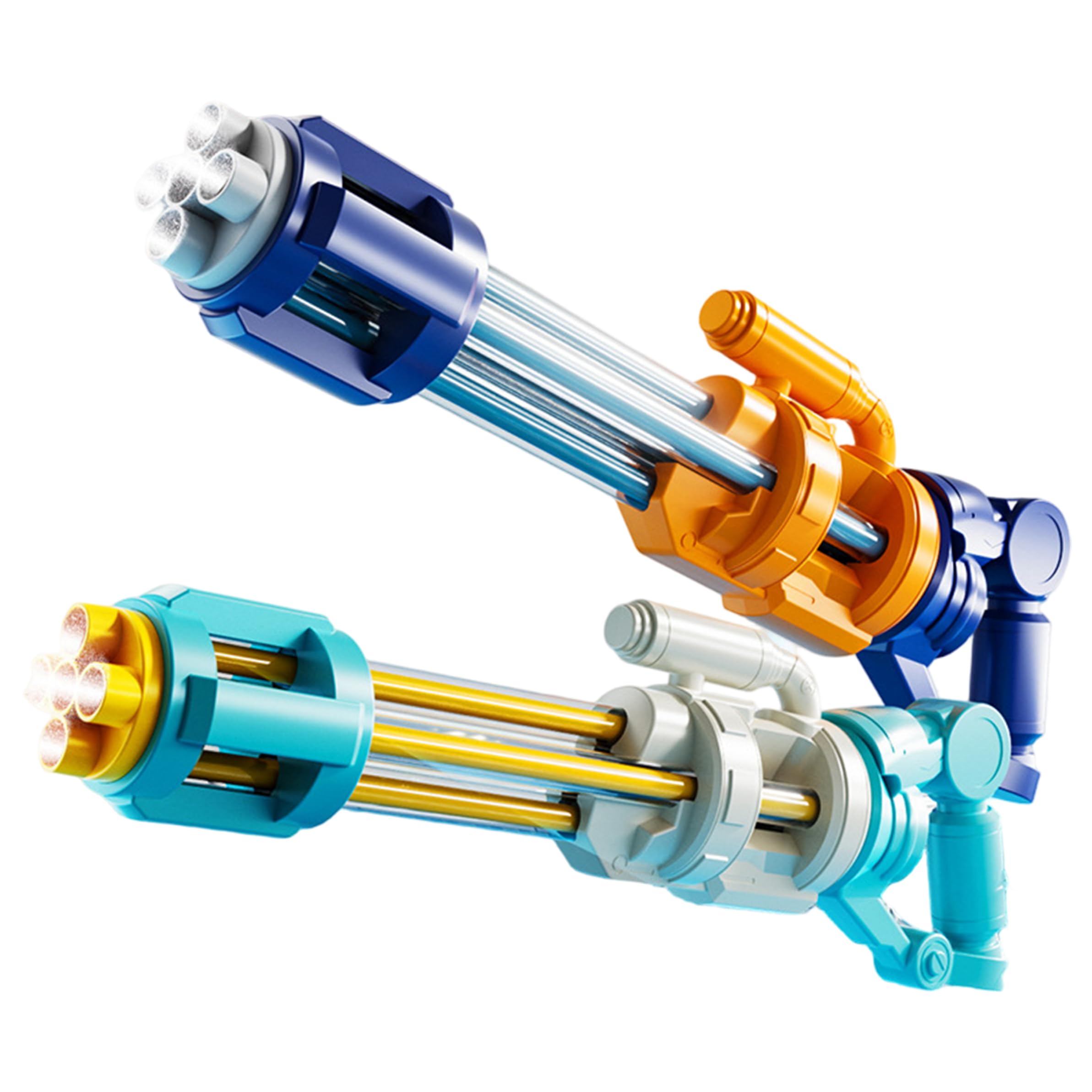 2 Super-Soaker-Wasserpistolen, Stream-Maschinen-Wasserpistole mit 49 Fuß Reichweite für Strand-Hinterhof-Party-Spielaktivitäten, Hellblau und Dunkelblau, Pistole, Super Soaker