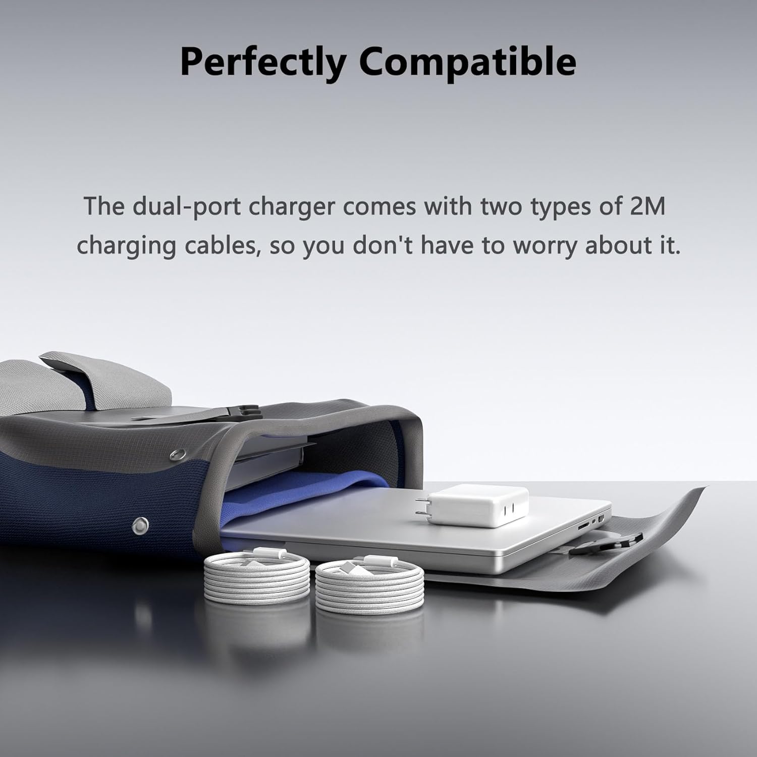 Mac Book Pro Charger - 280W, 2-Ports 140W USB C Fast Laptop Charger, Compatible with Mac Book Pro/Air 16 15 14 13 inch, M1 M2 M3 M4 Series and All USB C Device, with 6.6FT Type C & Magnetic 3 Cable