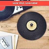 Vista 6 de Douk Audio Record Clean Label Saver Album LP Protector de limpieza de vinilo impermeable Cuidado de la abrazadera (negro)