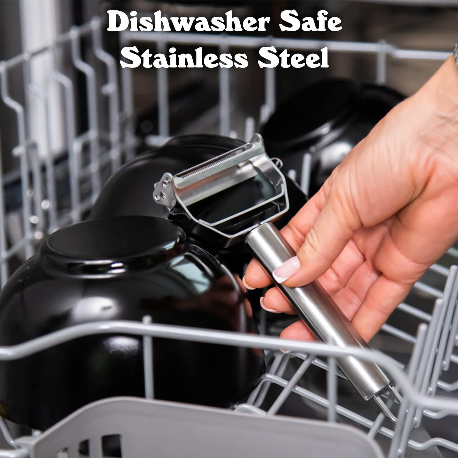 Boxgear Stainless Steel Dual Blade Vegetable Peeler - Commercial Grade Julienne Cutter, Slicer, Shredder, Scraper - Fruit, Potatoes, Carrot, Cucumber - Kitchen, Home Staple - Perfect Housewarming Gift: Home & Kitchen