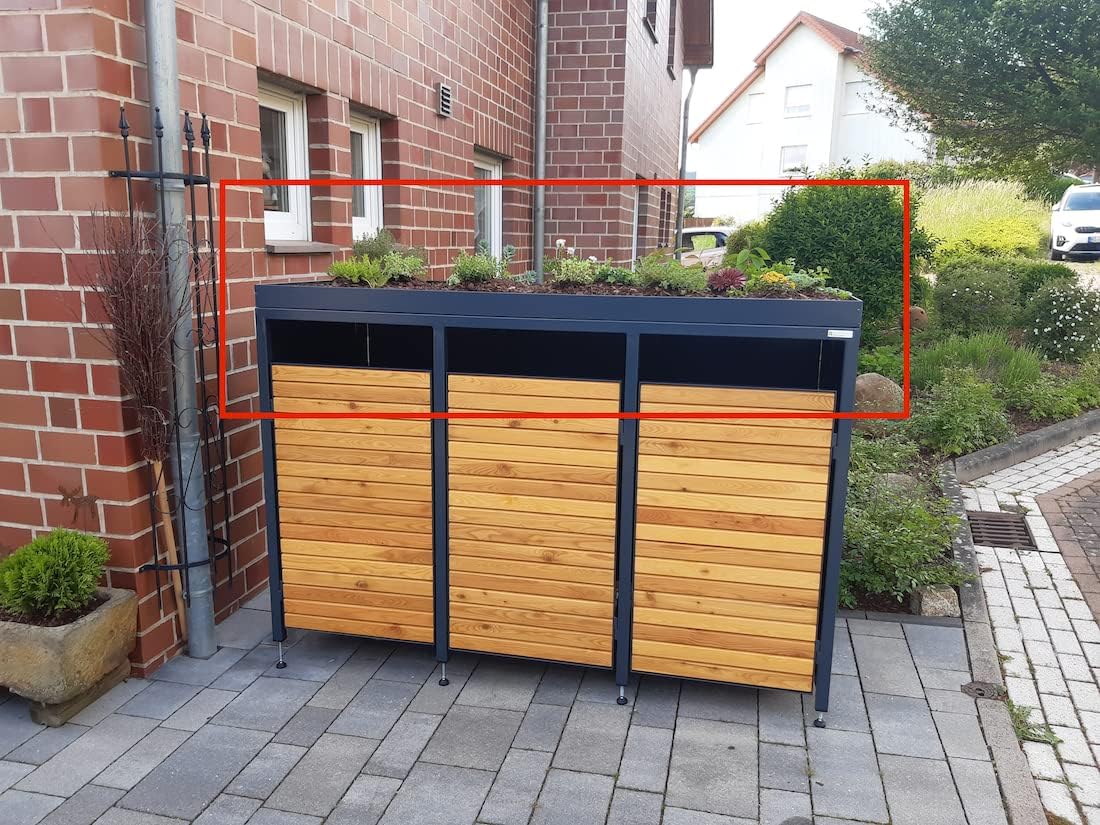 Mulltonnenbox 3er Beton