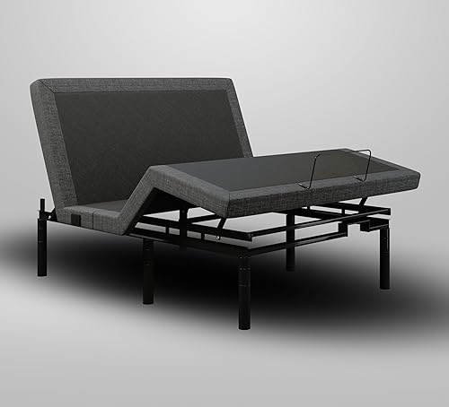 Miniatura 7 de iDealBed Colchón híbrido de lujo S4 Nebula + sistema de sueño de cama ajustable 5i, comodidad, refrigeración y soporte, funcionamiento silencioso