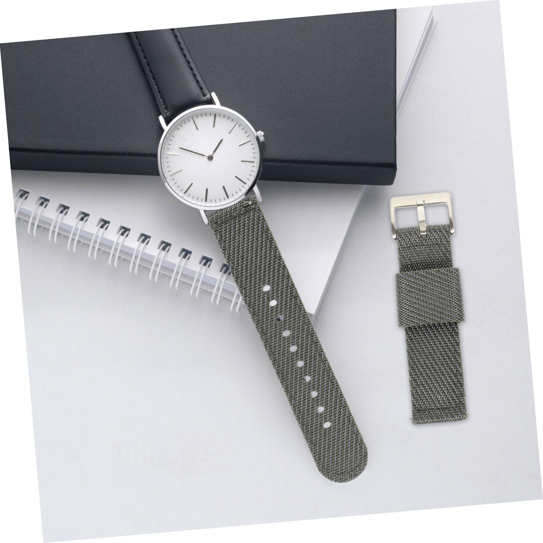 UPKOCH 3St Nylonband verschleißfestes Uhrenarmband Teil ansehen nylon uhrenarmband uhrband Herrenuhren Uhrengehäuse für Herren Uhrenteile verstellbares Armband ersetzen Zubehör Komponente
