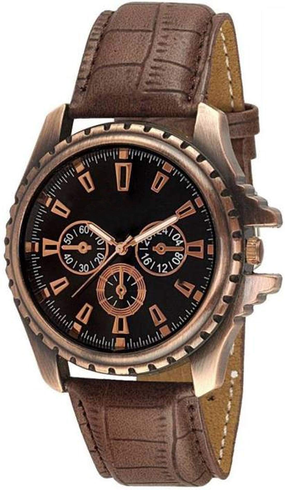 Maa Creation Copper Dial and Brown Belt for Men & Boy (B07MHHVM9N) Amazon Price History, Amazon Price Tracker