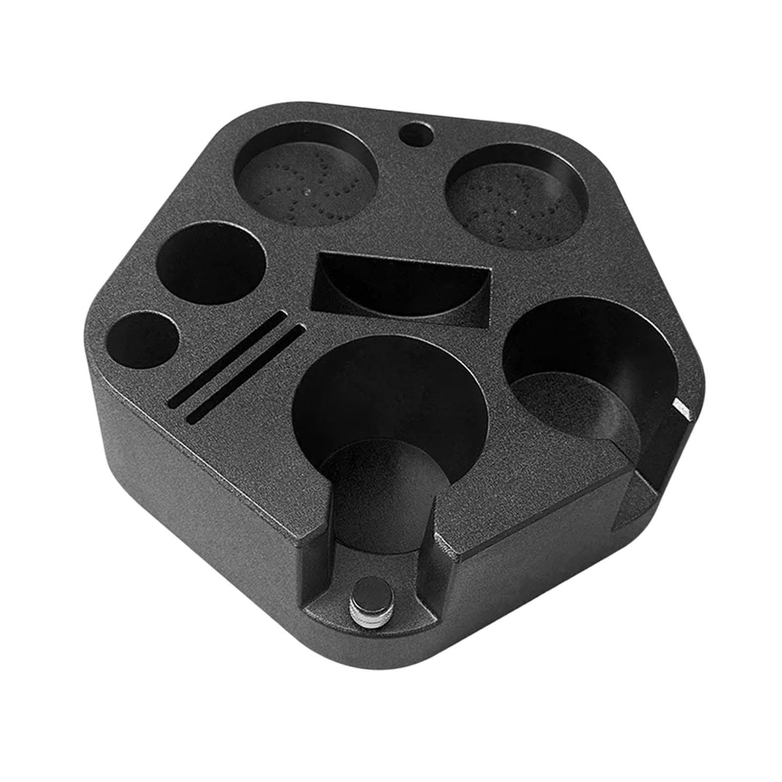 Sharplace Espresso-Tamperstation, Kaffeezubehör-Organizer, Siebträgerhalter, kompakter, Rutschfester Tamperhalter, 51 Mm