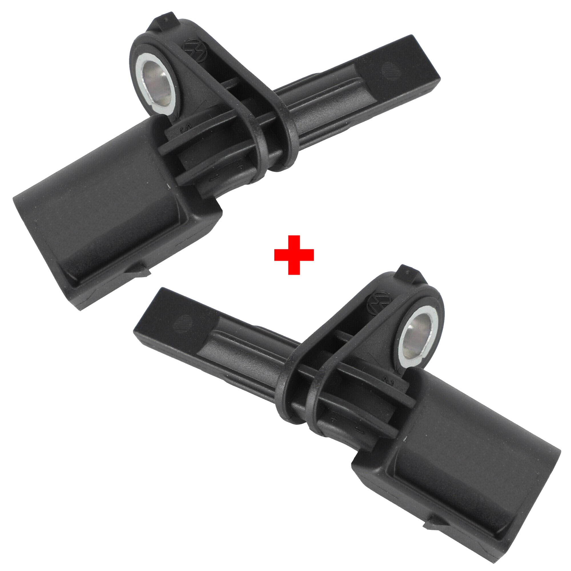 Partsline (Lot de 2) Capteur de vitesse de roue ABS avant gauche et avant droit compatible avec A3, Q3, TT, Alhambra, Superb, Yeti, Golf 5/6/7, Transporter T5/T6 7H0927803 7H0927804