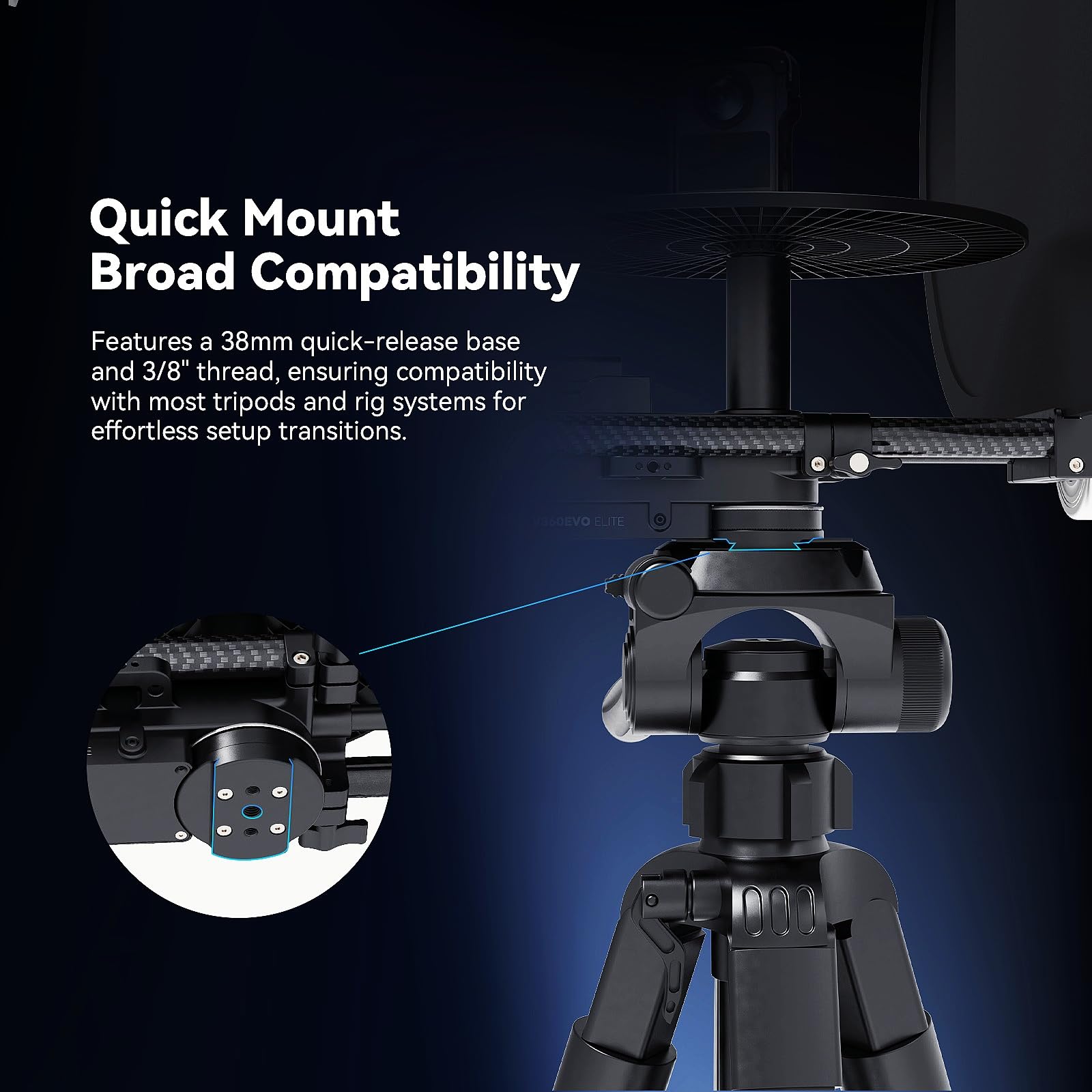 V360EVO-ELITE 360 Photo Booth à Double axe, Rotating Platform motorisée APP-Controlled, Automatic Turntable pour DSLR, Product Photography, vidéo, Time-Lapse et Stop Motion