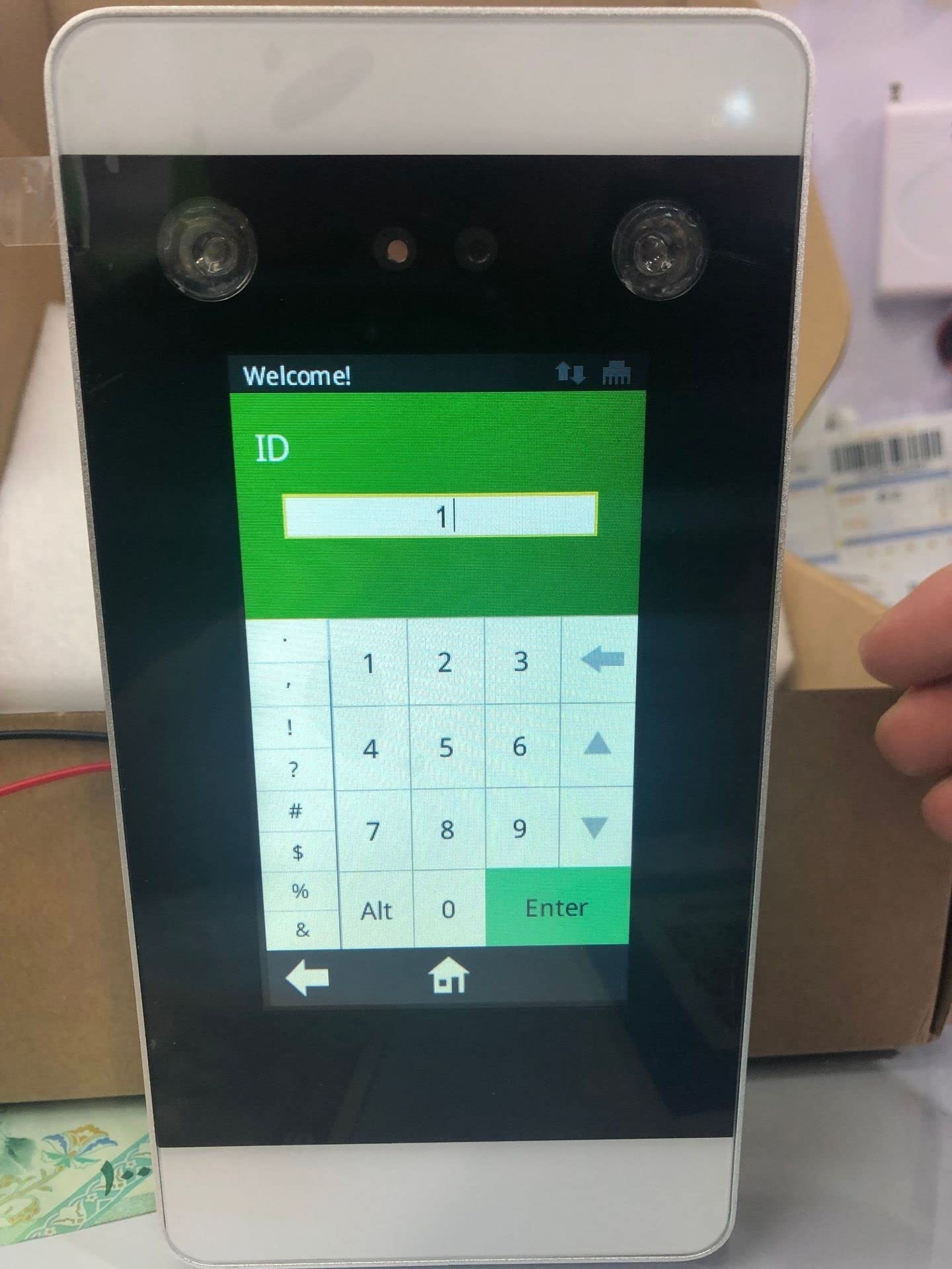 Macchina per le presenze Orologi temporali for impiegati Small Business ID WiFi Swipe card Dynamic Face Access Control and Frequents Machine all-in-one Forniture per ufficio