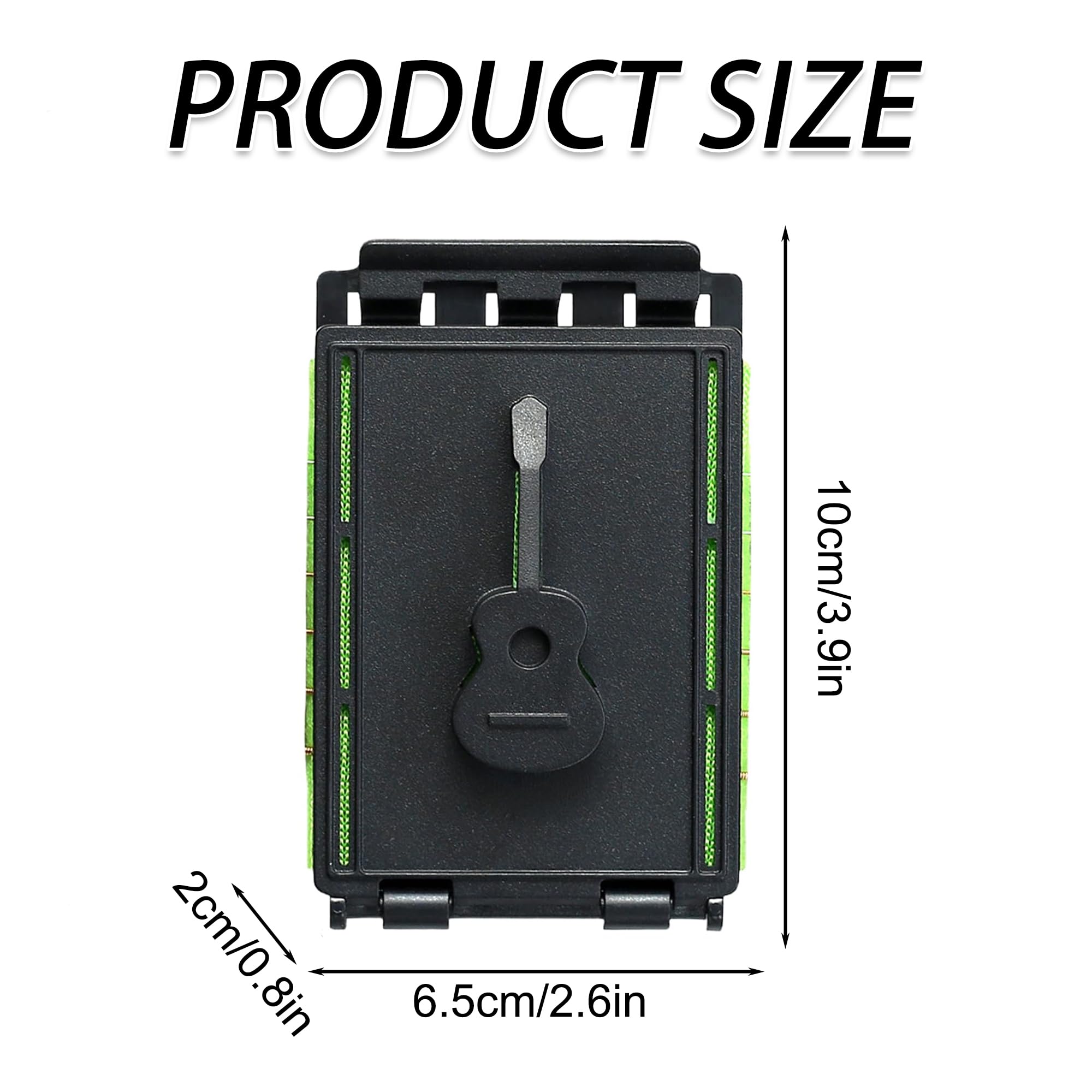 Limpiador de cuerdas para diapasón de guitarra, paños de limpieza rápida para trastes, herramientas para eliminar manchas ocultas, accesorios de mantenimiento, hilo (6Pcs, Rust removal)