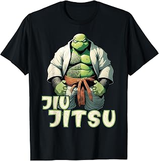 Jiu Jitsu Turtle Brazilian Jiu Jitsu Turtle Design Graphic T-Shirt