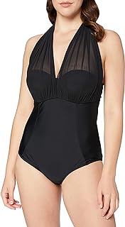 Strapless Multiway Bandeau Swimsuit Wrapsody Womens Ladies Sport Beach Swimwear Black Cup Size D-K