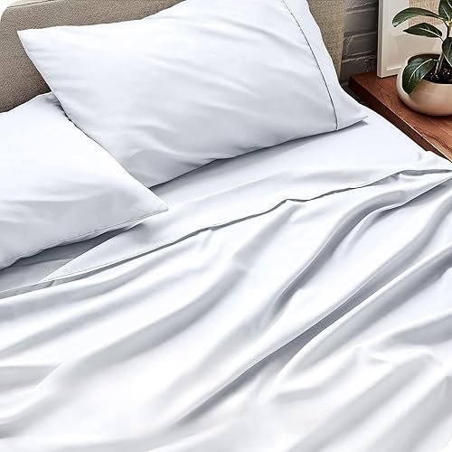 Miniatura 4 de GOKOCO Luxury Soft 4 Piece Sheet Set 800 Thread Count 100% Egyptian Cotton Queen Size Bed Sheet Set, Super Soft Sateen Weave, Fit Mattress 12'' Deep