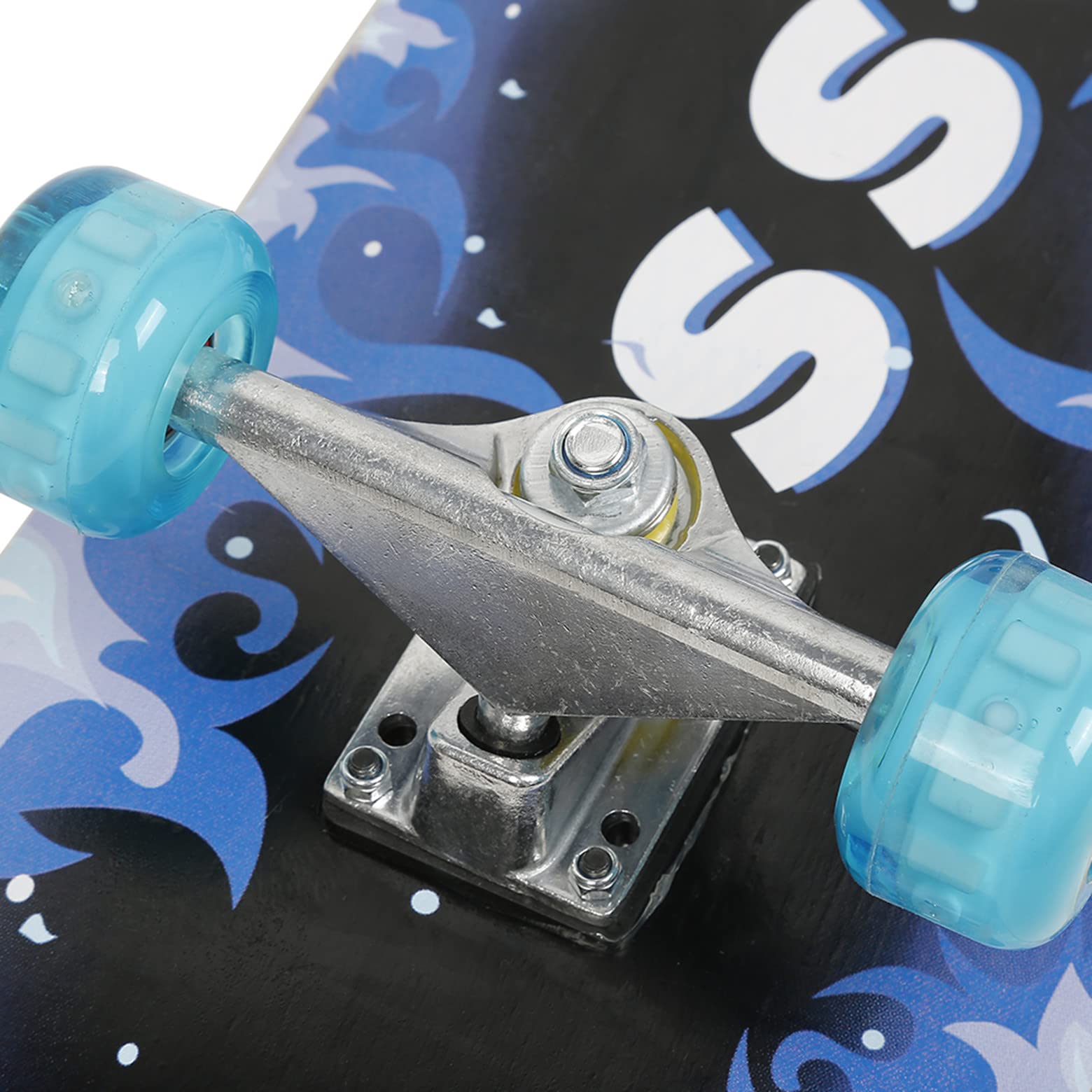 Skateboard Completo para Adolescentes Adultos Principiantes 7 Capas Arce Completo Skateboard, Doble Kick Trick Board para Adultos, Adolescentes, múltiples diseños
