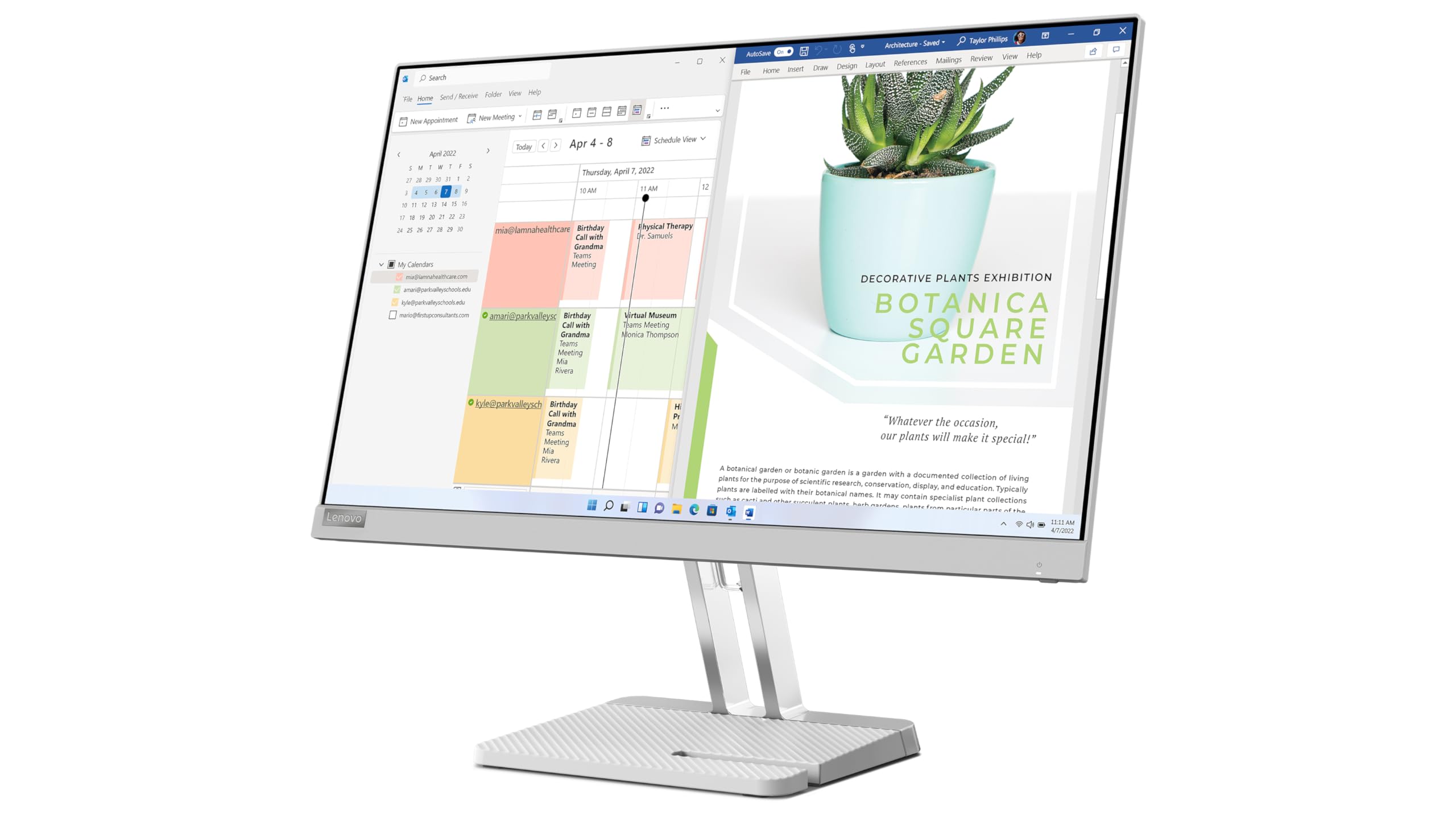 Lenovo L27e-40 Monitor - 27-inch, Full HD, 100Hz, Anti-Glare