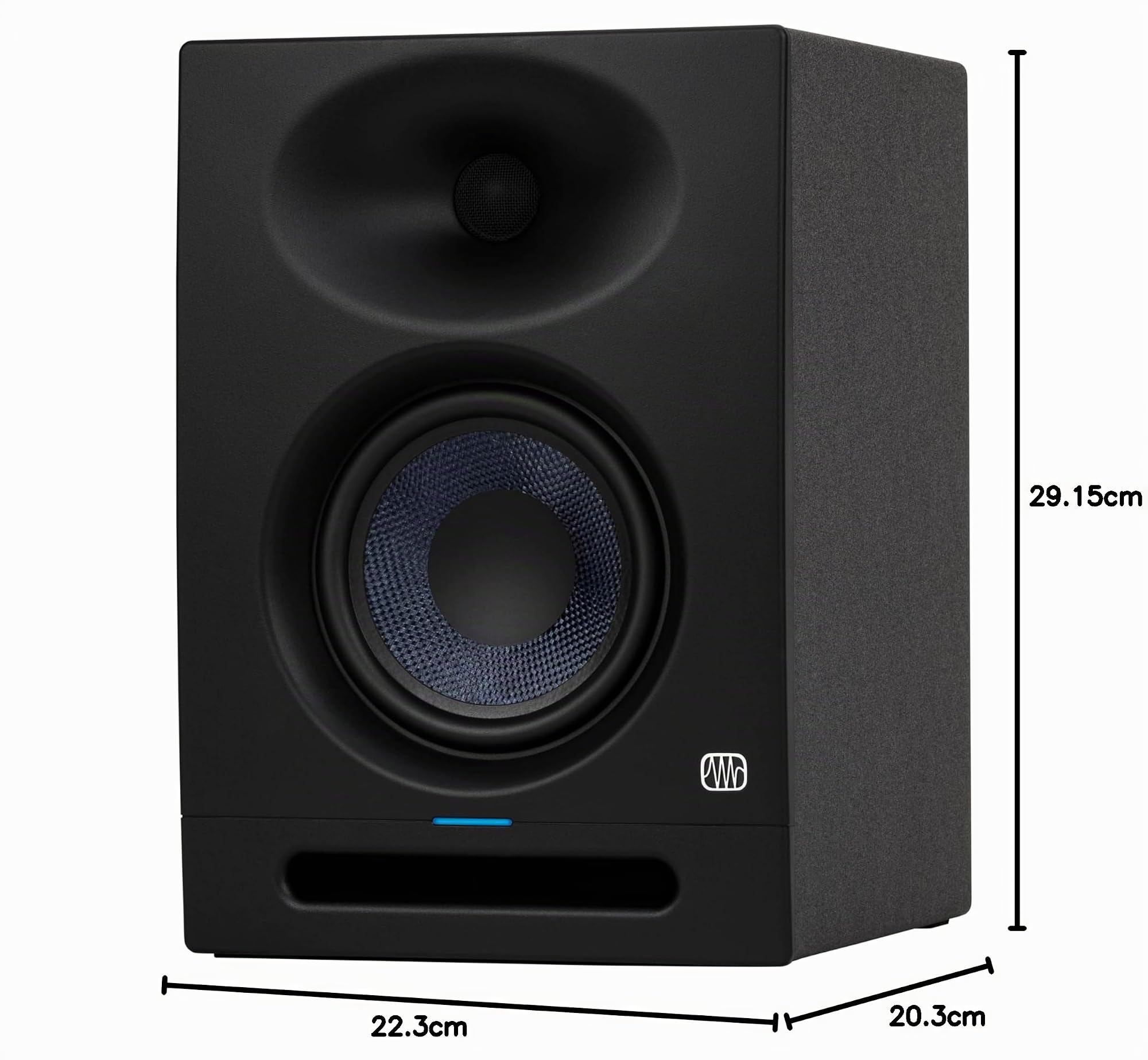 PreSonus Eris Studio 5, Moniteur de Studio Actif 5,25" a 2 Voies avec Guide d'Ondes EBM