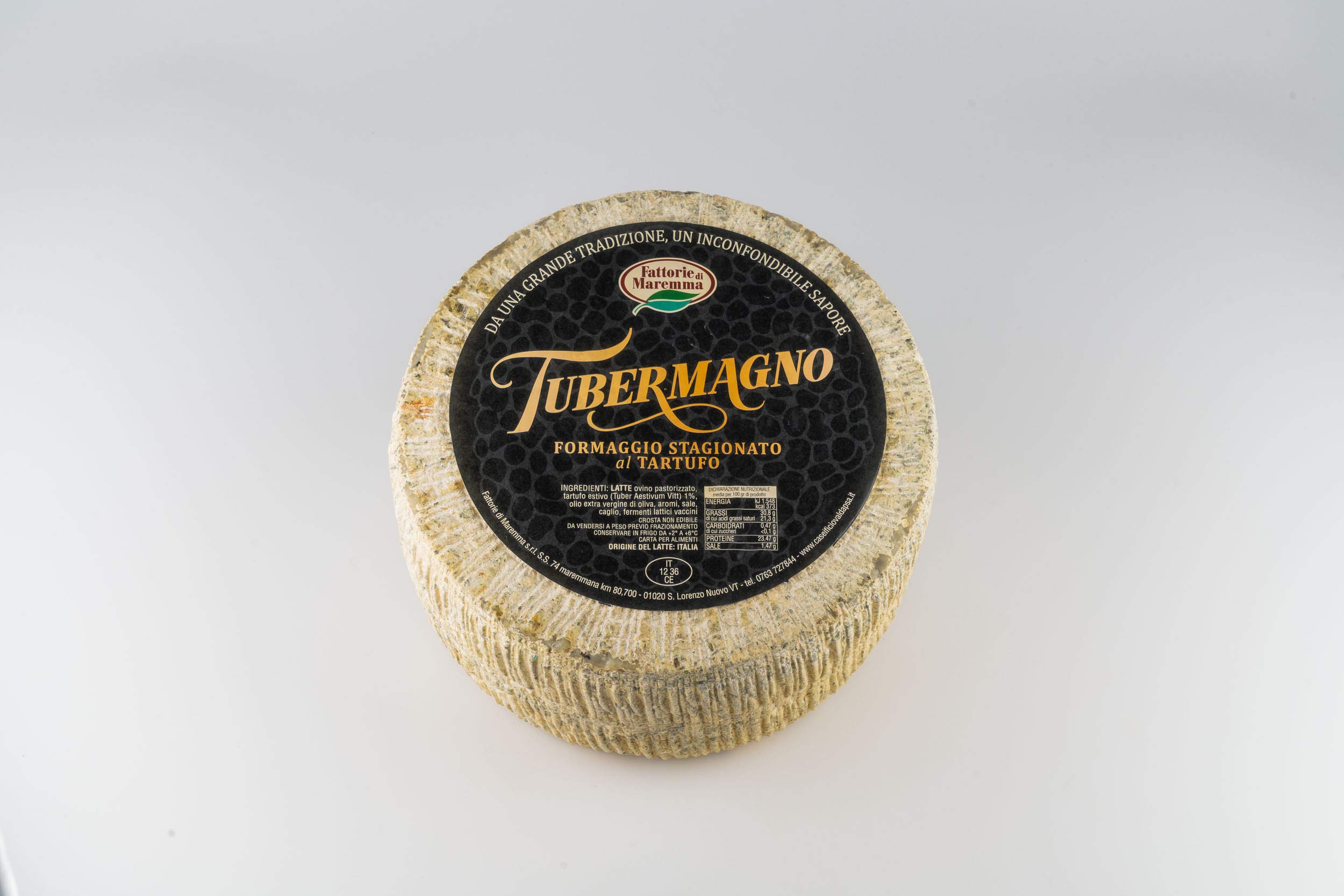 Tubermagno Pecorino stagionato al tartufo con cassetta in legno