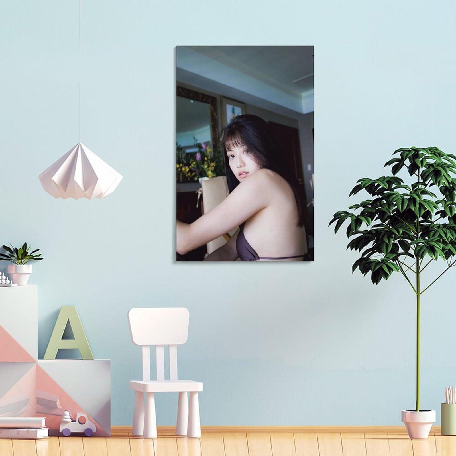 Amazon.co.jp: 今田美桜 キャンバスアートポスター 水着写真ポスター