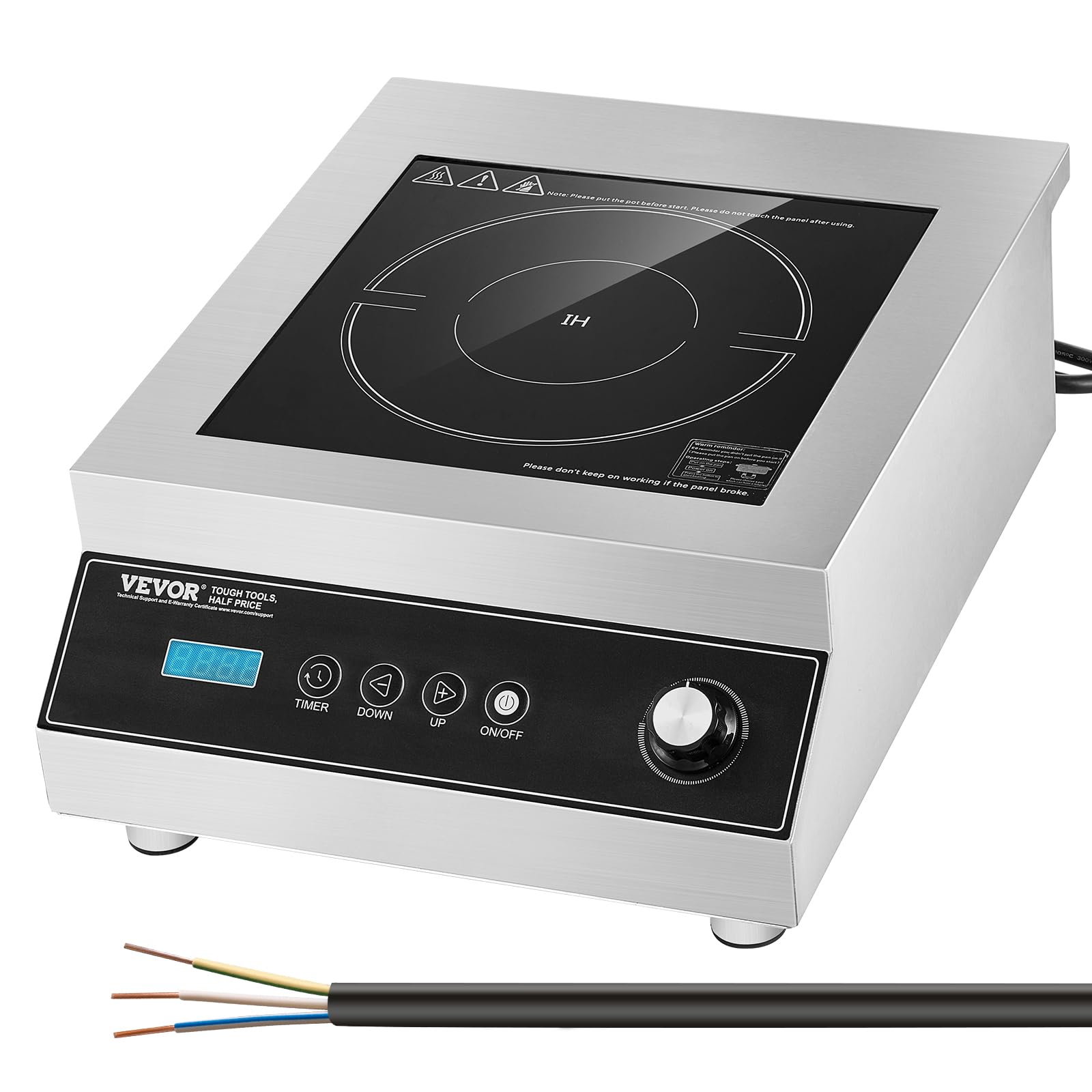 VEVOR Portable Commercial Cooktop 5000W