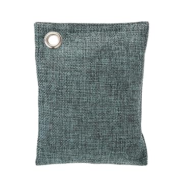 1 Pack 100g Bamboo Charcoal Bag for Home Activated Charcoal Fresher Odor Absorber Remove TVOC Mold Moisture Purify Air for House Car Wardrobe Cabinet(Dark blue1 Pack) -Layfoo