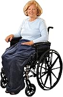 Vista 10 de Granny Jo Products Manta ligera para silla de ruedas, color gris carbón