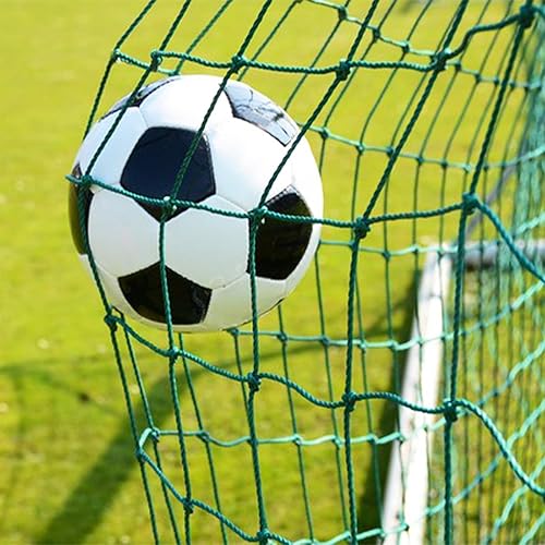 Miniatura 2 de Aoneky Red de respaldo de fútbol de 10 x 10 pies, 10 x 20 pies, 10 x 30 pies, malla cuadrada de 4 pulgadas, cable de polietileno resistente de 0.1