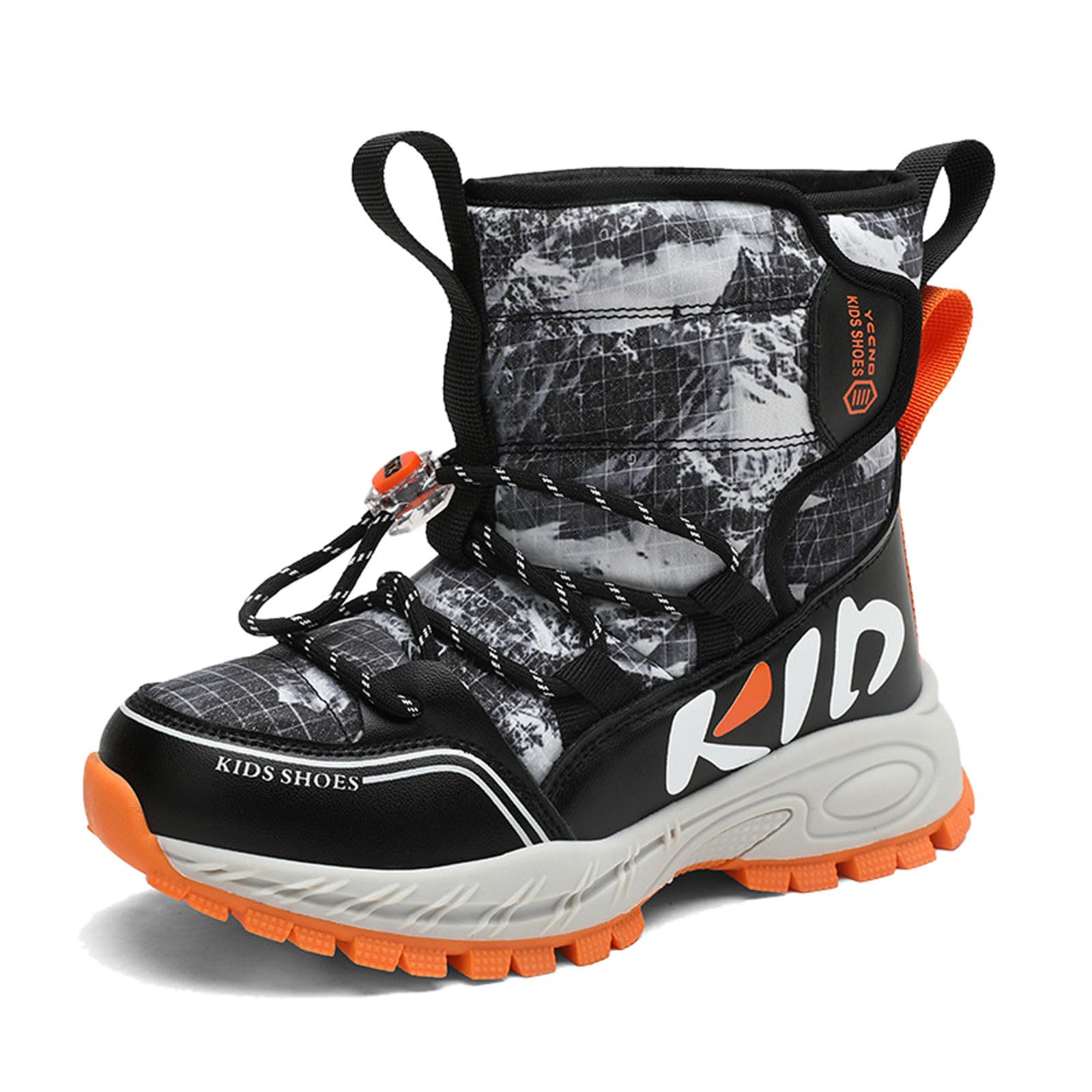 Stivali Invernali per Bambini Chaussures Enfant pour École et Loisirs Stivali Piatti alla Moda Comodi Suola Morbida Design alla Moda Leggero Antiscivolo Scarpine Primi Passi