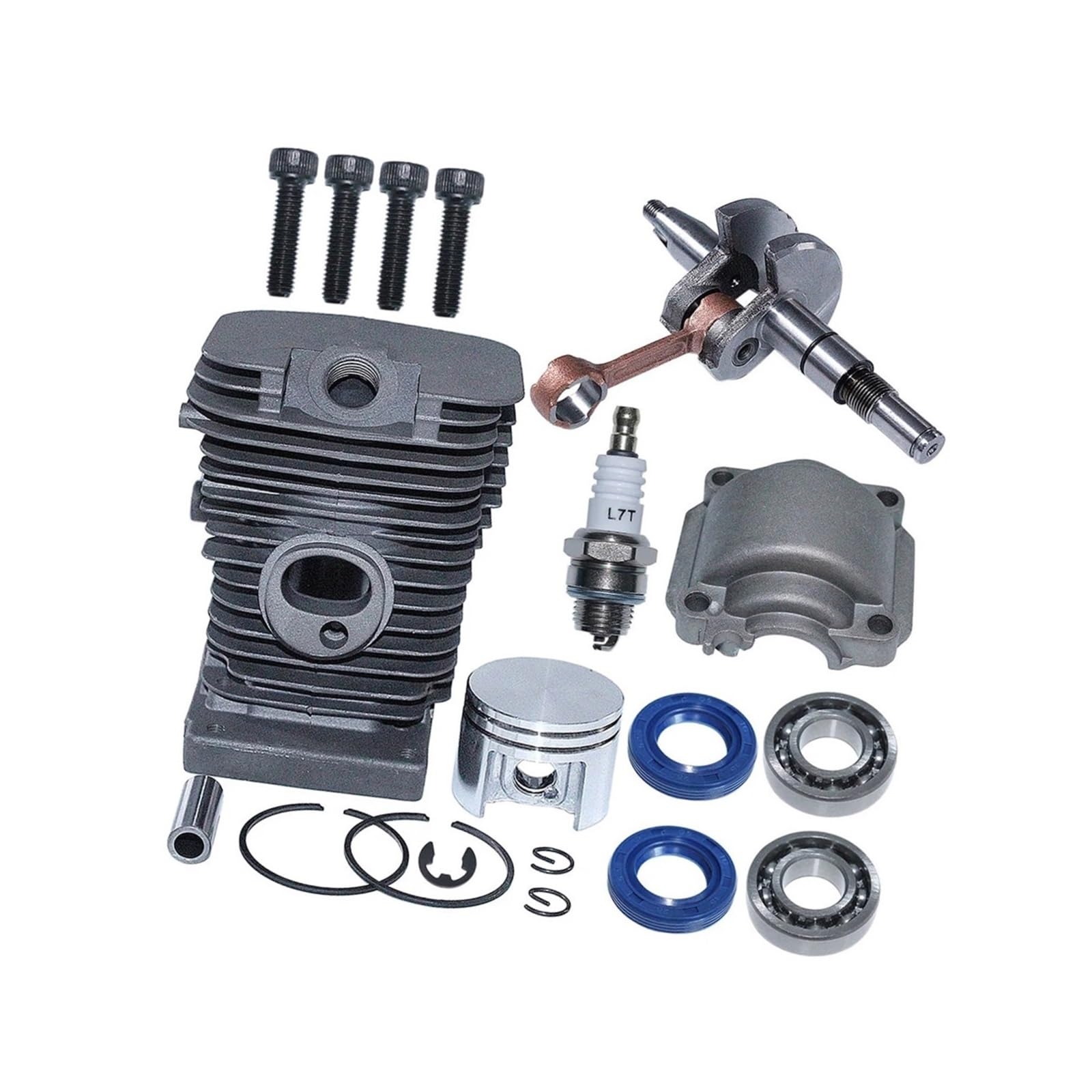 Cylinder Piston Crankshaft Engine Pan Kit Fit for MS170 MS180 017 018 Chainsaw OEM 1132 030 0402 Accessories