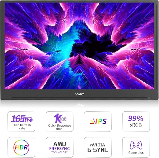 Monitor Portátil 17.3 Pulgadas FHD IPS 165Hz miniatura 2