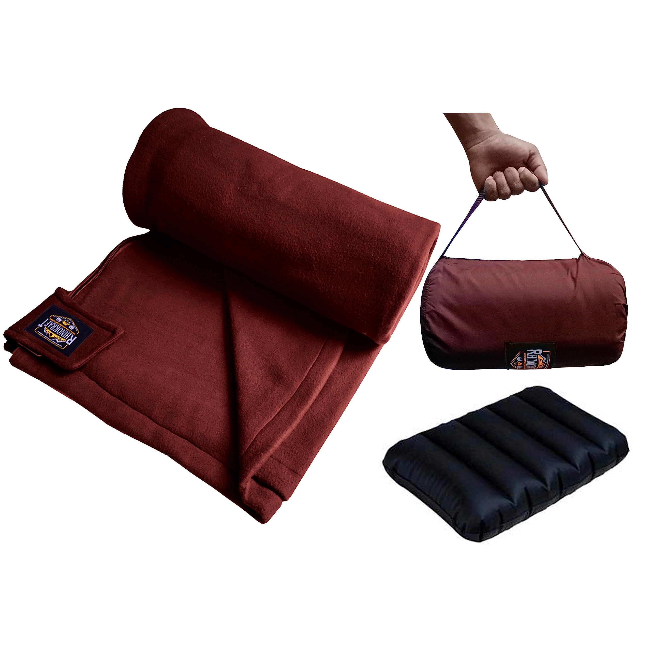 Rhinokraft Lightweight Compact Microfiber Fleece Sleeping Bag