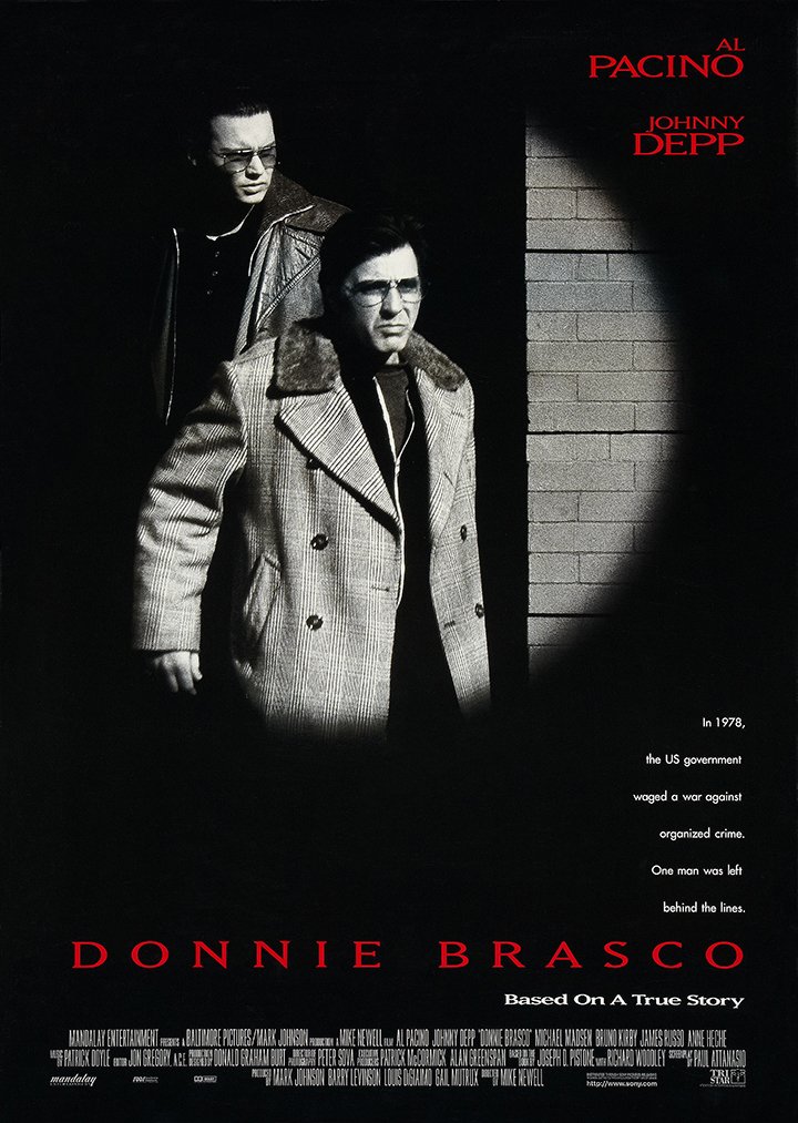 OMG Printing Donnie Brasco Gangster Mafia Poster/Print/Picture Satin Photo Paper - A4-210mm x 297mm
