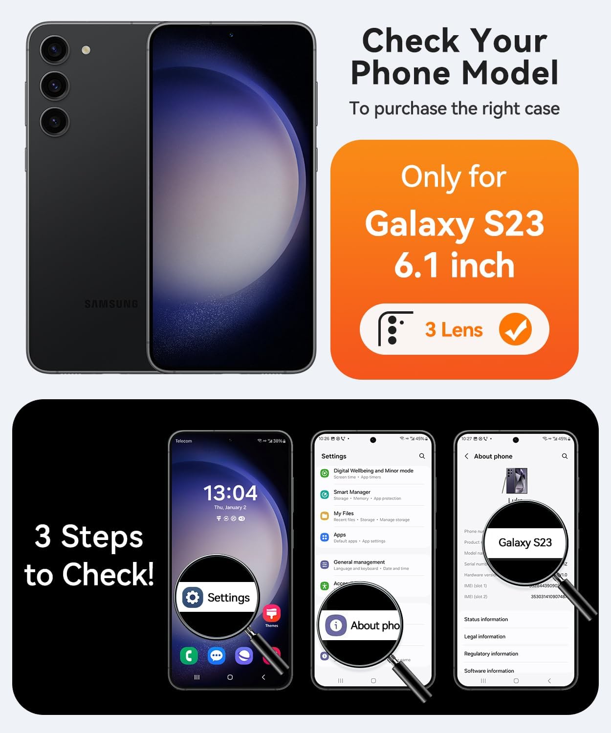 CANSHN Designed for Samsung Galaxy S23 Case [Full Camera Protection] [Compatible with MagSafe] Translucent Matte Shockproof Protective Phone Cover 6.1 Inch - Deep Green - Image 2