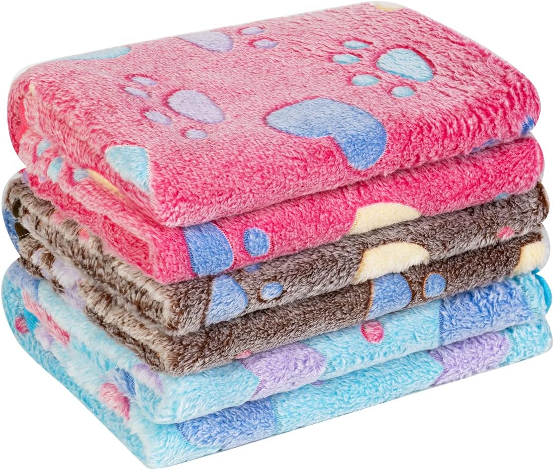 Pet Soft Blankets for Dogs Fluffy Cats Dogs Blankets for
