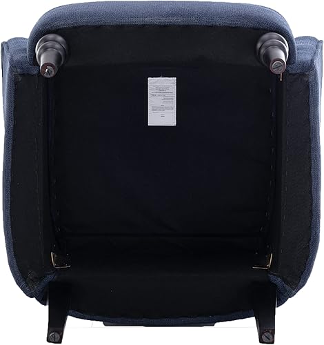 Miniatura 7 de Silla de lectura decorativa para sala de estar, moderno y cómodo sofá esquinero de mediados de siglo, silla de oficina con respaldo alado, silla