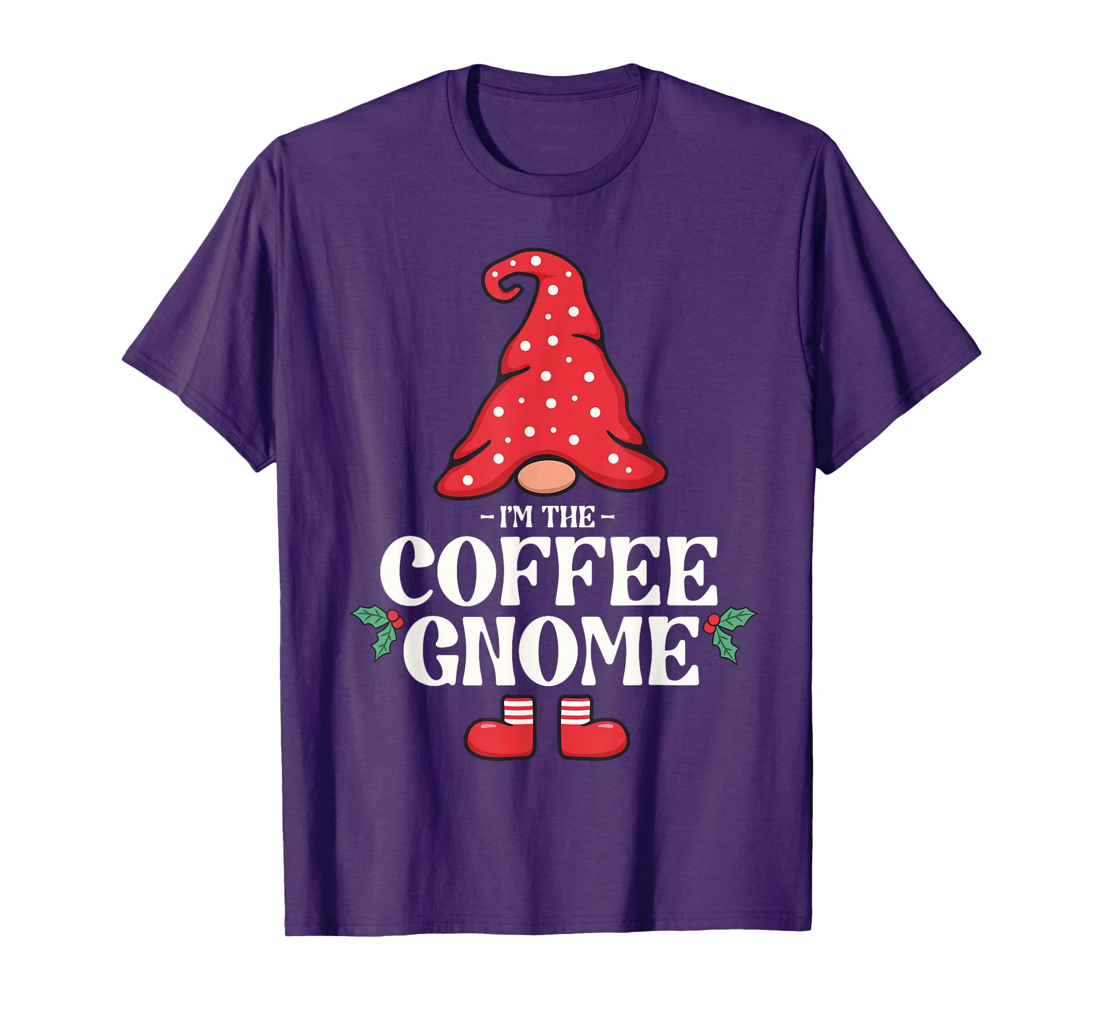 The Coffee Gnome Funny Family Matching Group Christmas T-Shirt
