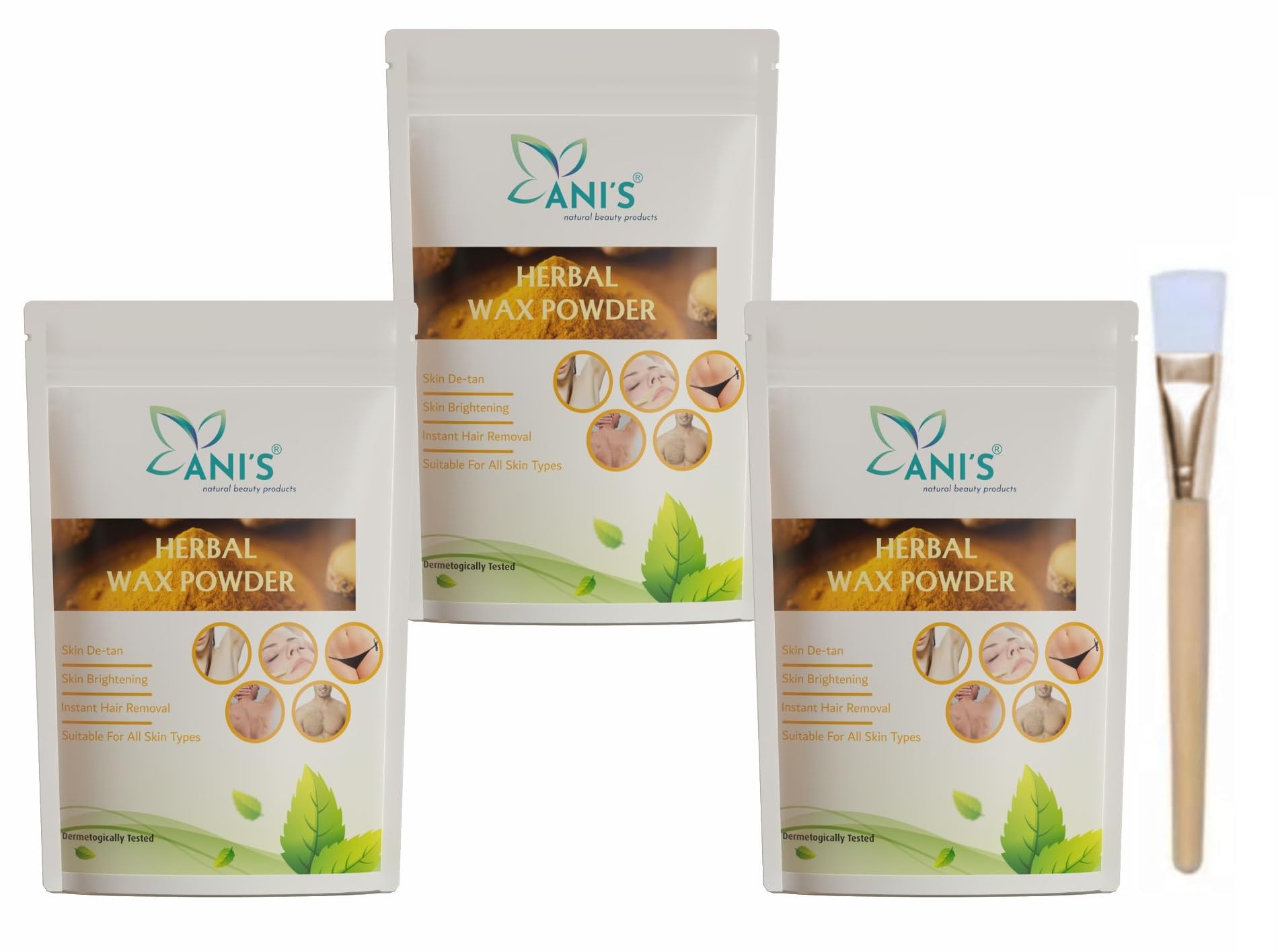 ANIS Face Body Underarm Bikini Hair removal wax(combo) Powder (B0D5H434Q6) Amazon Price History, Amazon Price Tracker