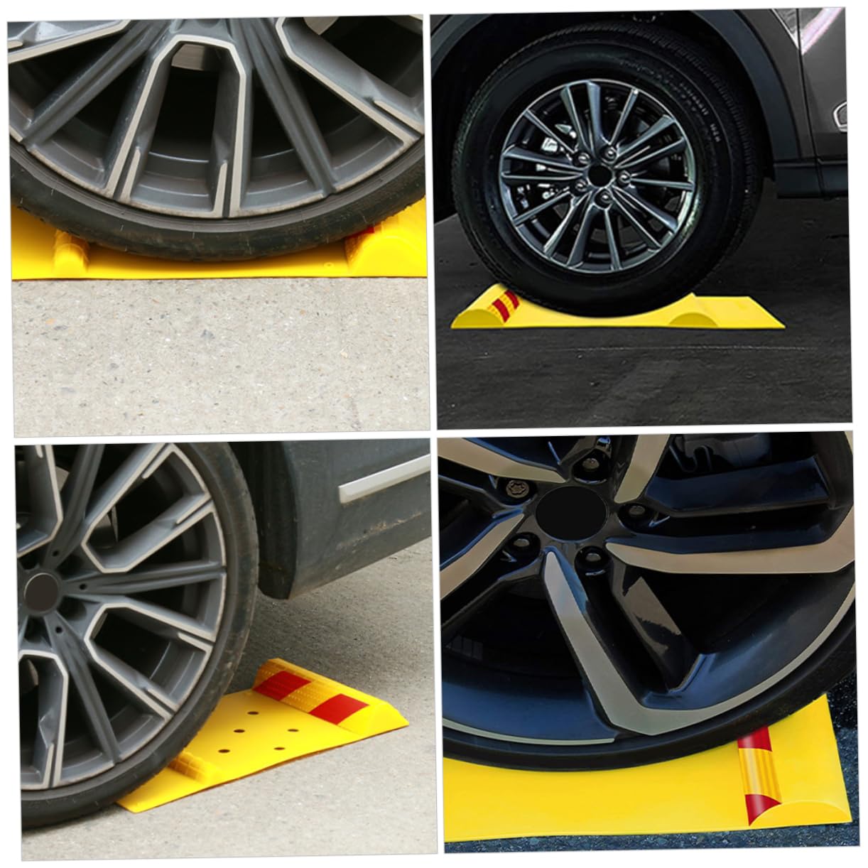 Unterlegkeil Für Wohnmobile Und Autos TPR-Material rutschfest Und Langlebig Zum Verhindern des Wegrollens Parkplätzen Garagen