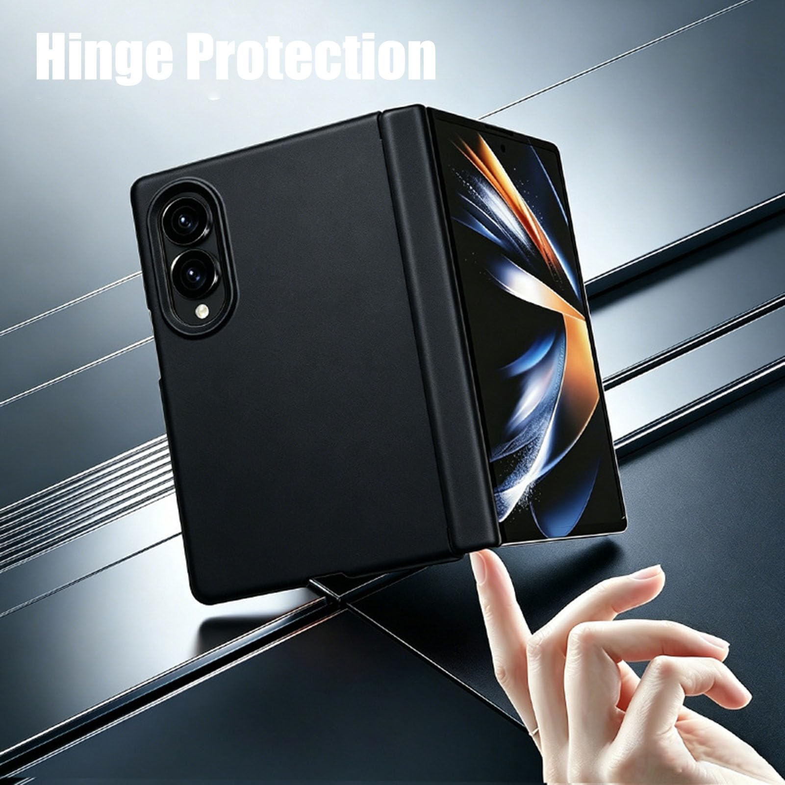 Funda Delgada para Samsung Galaxy Z Fold 8, Silicona Líquida